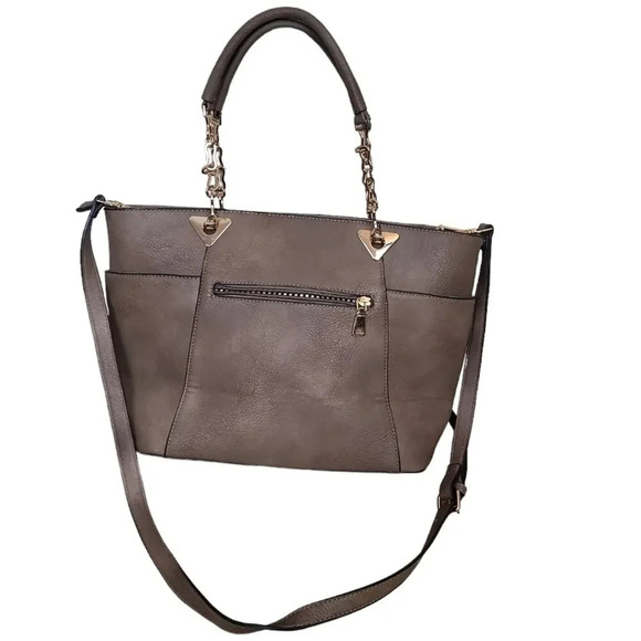 Brown Tote Satchel Work Bag - Picture 4 of 8